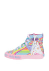 Lelli Kelly Girls Unicorn High Top Trainers, Pink