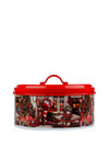 Lesser and Pavey Santa Biscuit Tin, Red