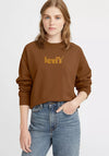Levis® Womens Standard Graphic Fleece Sweatshirt, Glazed Ginger 0055