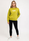 Levis® Womens Standard Graphic Fleece Sweatshirt, Green 0066