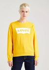 Levis® Graphic Standard Crew Sweater, Old Gold 0054
