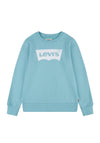 Levi’s Baby Boy Batwing Crewneck, Pastel Turquoise