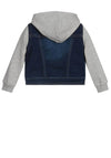 Levis Baby Boys Denim Sweat Jacket, Dark Denim