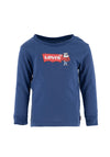Levi’s Baby Boy Mascot Long Sleeve Top, True Navy