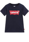Levis Boys Logo T-Shirt, Navy Red