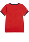 Levis Boys Logo T-Shirt, Red Navy