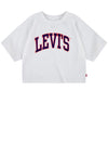 Levis Logo Cropped Style T-Shirt, White