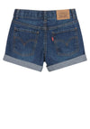 Levis Girls Girlfriend Shorty Shorts, Denim