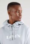 Levis® Womens Standard Graphic Hoodie, Pearl Grey Blue 0007