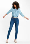 Levis® Mile High Super Skinny Jeans, Catch Me Outside- Blue 0116