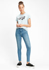 Levis® Womens Mile High Super Skinny Jeans, Better Safe than Sorry Medium Indigo 0126