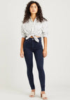 Levis® Womens Mile High Super Skinny Jeans, Bruised Heart Black 0169