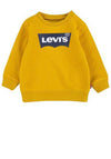 Levis Baby Logo Crew Neck Sweater, Mustard
