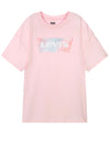 Levi’s Girls Oversized Graphic T-Shirt, Pink