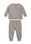 Levis Baby Logo Crew Neck Sweater and Jogger Set, Grey
