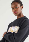 Levis® Womens Standard Graphic Fleece Sweatshirt, Caviar Black 0005