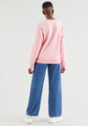 Levis® Womens Standard Graphic Fleece Sweatshirt, Peony Red 0009