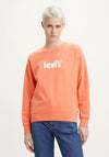 Levis® Womens Standard Graphic Fleece Sweatshirt, Orange 0075