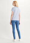 Levis® Womens Striped Perfect Tee, Colony Blue 0092