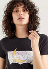 Levis® Womens Moon Graphic The Perfect Tee, Caviar Black 1252