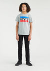 Levis Boys 510 Stretch Skinny Jeans, Black