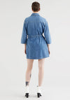 Levis® Womens Ainsley Utility Denim Dress, Freaky Friday - Medium Indigo 0002