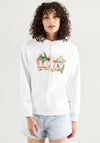Levis® Womens Standard Graphic Hoodie, Hummingbird White Neutral 0010