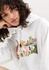 Levis® Womens Standard Graphic Hoodie, Hummingbird White Neutral 0010
