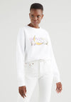 Levis® Moon Graphic Crew Neck Sweatshirt, White 0004