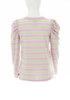 Levis Striped Long Sleeved Embroidered Logo T-Shirt, Pink Multi