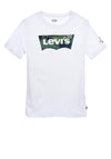 Levis Boys Colour Splash Batwing Logo T-Shirt, White