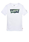 Levis Boys Colour Splash Batwing Logo T-Shirt, White