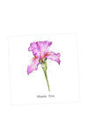 Crumble and Core Flower Thank You Greeting Card