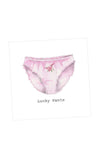 Crumble and Core Lucky Pants Greeting Card