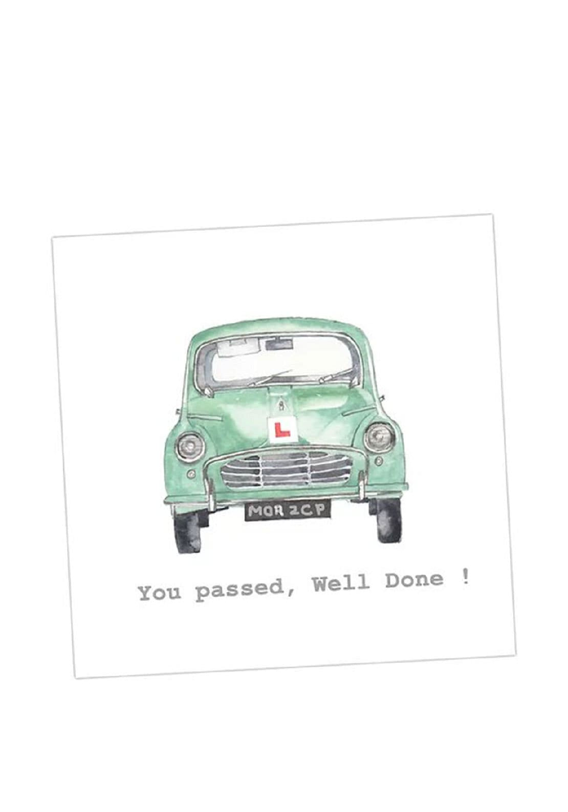 Crumble and Core Passed Your Driving Test Greeting Card
