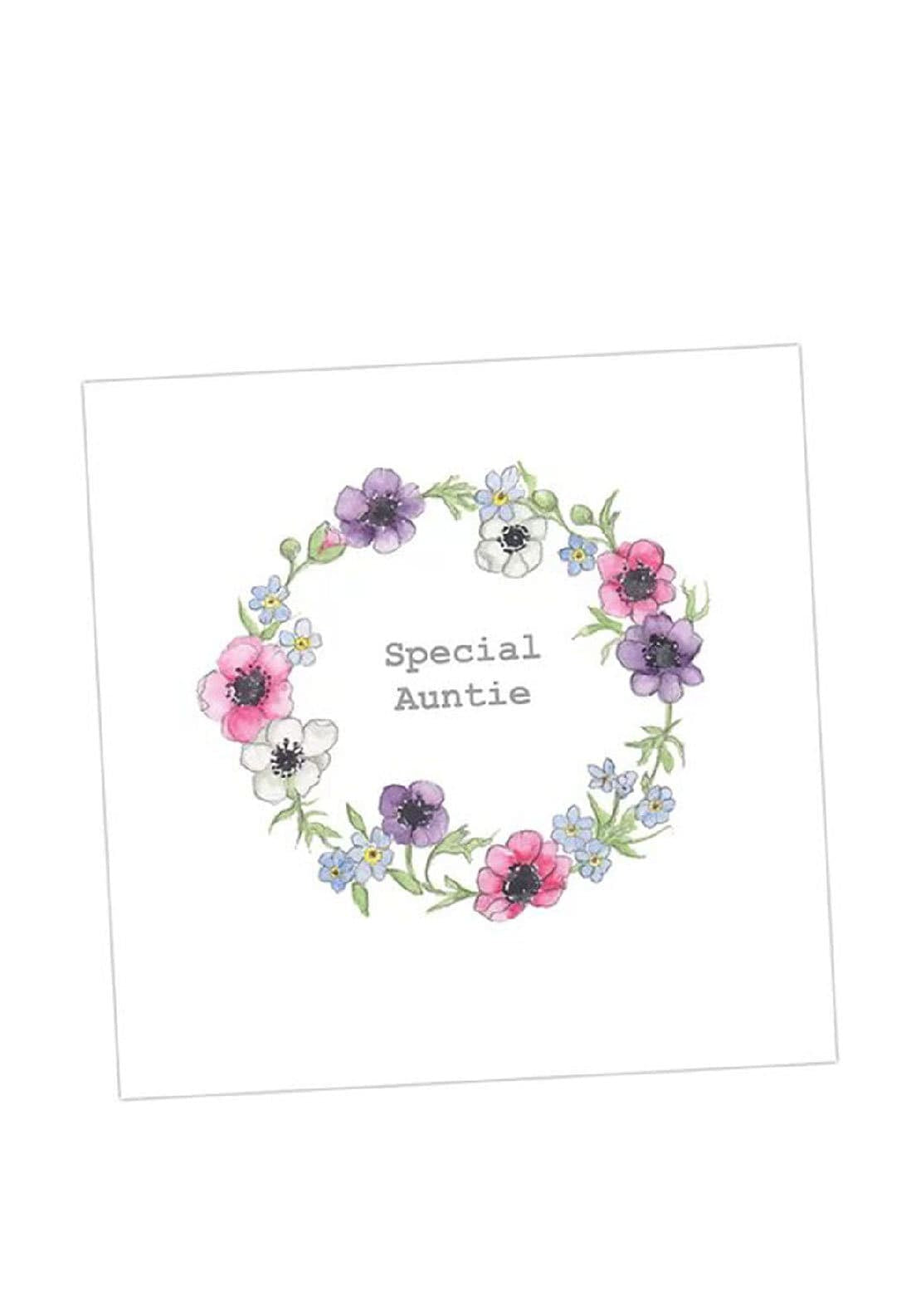 Crumble and Core Special Auntie Greeting Card