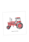 Crumble and Core Tractor Birthday Greeting Card