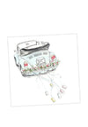 Crumble and Core Just Married Greeting Card