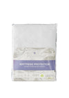 Lily Cotton Mattress Protector, White