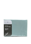 Lily Cotton Pair of Pillowcases, Duck Egg