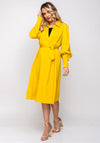 Lily Belted Tunic Midi Dress, Mustard