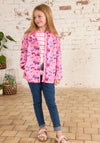 Little Lighthouse Girl Olivia Waterproof Jacket, Pink
