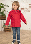 Little Lighthouse Anchor Waterproof Jacket, Red