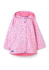 Little Lighthouse Olivia Dot Waterproof Jacket, Pink Multi