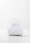 Little People Diamante Communion Bag, White