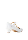 Perfect Kids Vickie Diamante T-Bar Communion Shoes, White