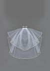 Little People Diamante Trim Communion Veil, White