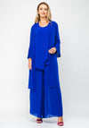 Lizabella Chiffon Three Piece Outfit, Royal Blue
