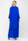 Lizabella Chiffon Three Piece Outfit, Royal Blue
