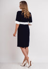 Lizabella Colour Block Pencil Dress, Navy & White